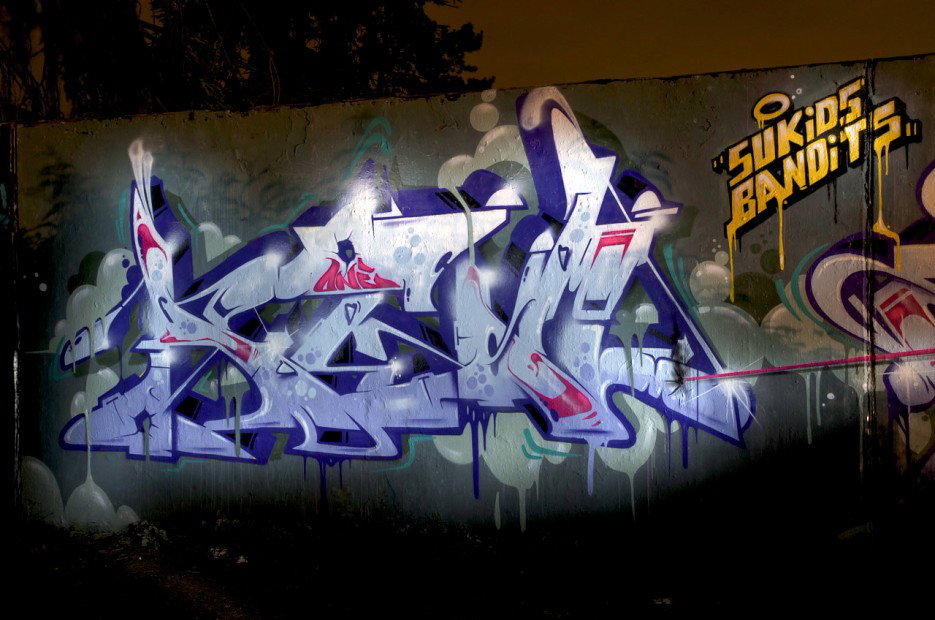 Graffiti Wall in Köln - Photo by Jupiter - Atom, AtomOne, Bandits (2013)