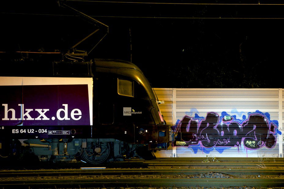Graffiti Bombing in Köln - Photo by Jupiter - UBoot, UBoat, HKX (2012)