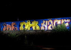 Graffiti Bombing in Köln - Photo by Jupiter - INF, OH, HA (2012)