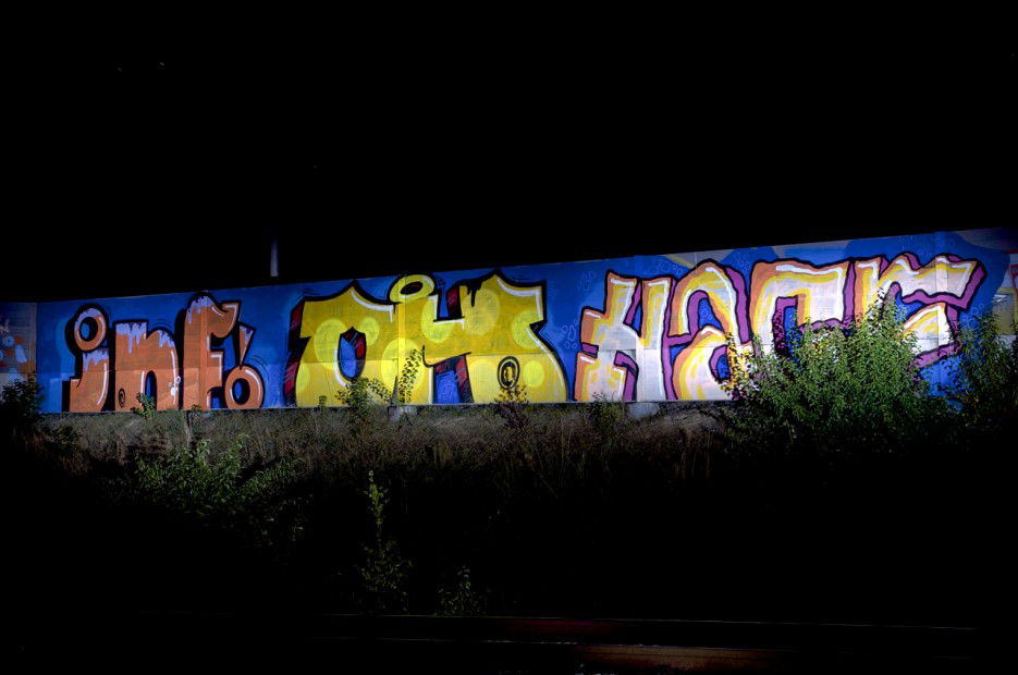Graffiti Bombing in Köln - Photo by Jupiter - INF, OH, HA (2012)