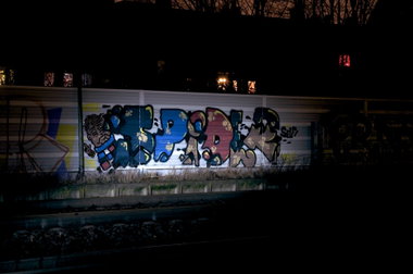 Graffiti Bombing in Köln - Photo by Jupiter - Spider, IMR, ABCP (2012)