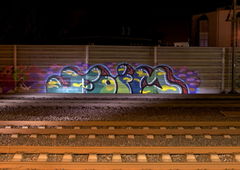 Graffiti Bombing in Köln - Photo by Jupiter - Foim, SMK, 180 (2011)