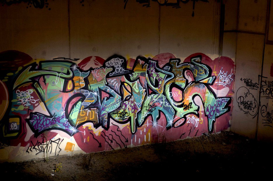 Graffiti Wall in Köln - Photo by Jupiter - Koose, KES, Cologne (2009)