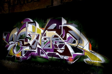 Graffiti Wall in Köln - Photo by Jupiter - Semor, TAD, DHS (2012)