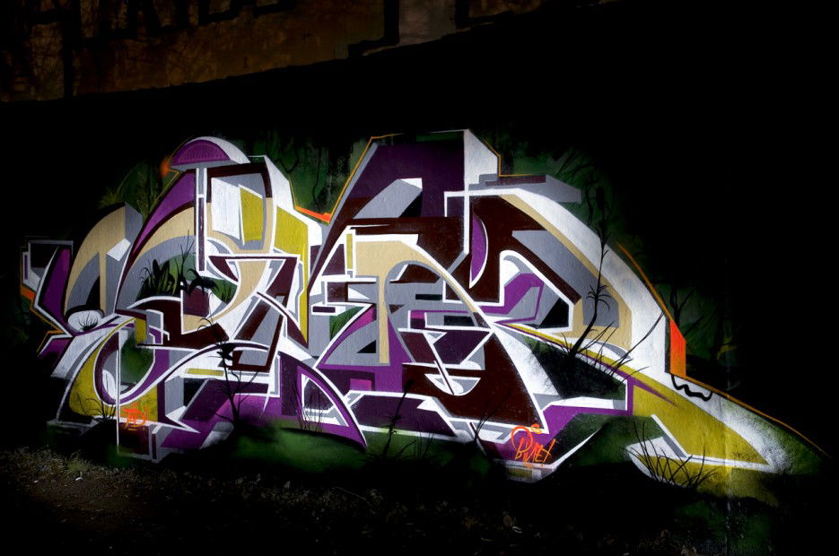 Graffiti Wall in Köln - Photo by Jupiter - Semor, TAD, DHS (2012)