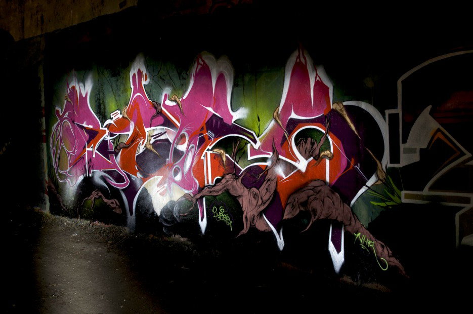 Graffiti Wall in Köln - Photo by Jupiter - EyesB, NHR, Cologne (2012)