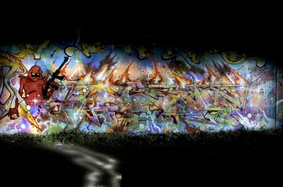 Graffiti Wall in Köln - Photo by Jupiter - TRok, Tank, CPS (2013)