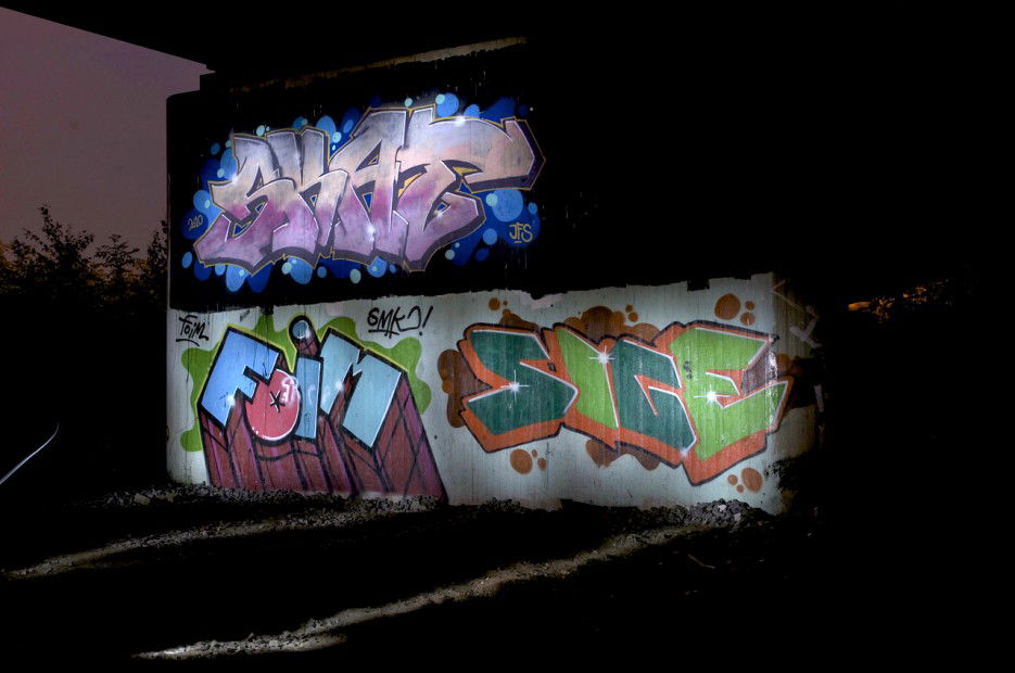 Graffiti Wall in Köln - Photo by Jupiter - Foim, JFS, Sice (2013)