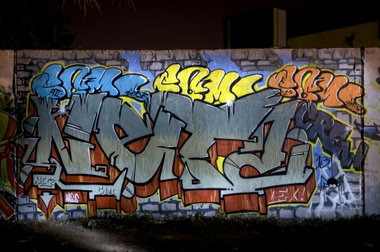 Graffiti Wall in Köln - Photo by Jupiter - Comi, Netz, VeintiUno (2013)