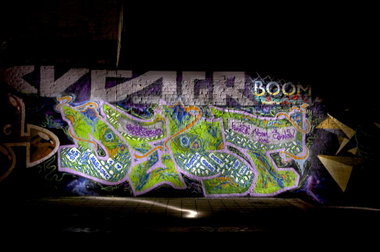 Graffiti Wall in Köln - Photo by Jupiter - Dest, KVS, Cologne (2013)
