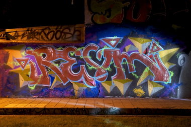 Graffiti Wall in Köln - Photo by Jupiter - Resim, KVS, Cologne (2013)