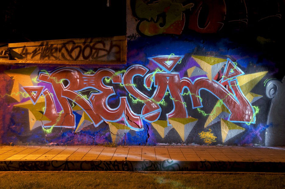Graffiti Wall in Köln - Photo by Jupiter - Resim, KVS, Cologne (2013)