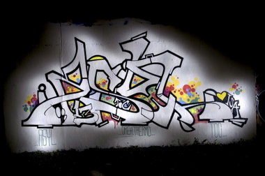 Graffiti Wall in Köln - Photo by Jupiter - Asyl, TOC, Cologne (2013)