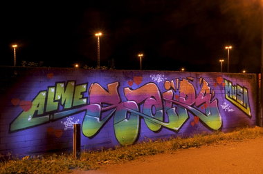 Graffiti Wall in Köln - Photo by Jupiter - Sair, Alme, Alme-Crew (2013)