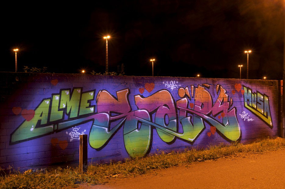 Graffiti Wall in Köln - Photo by Jupiter - Sair, Alme, Alme-Crew (2013)