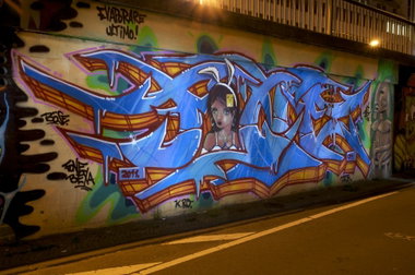 Graffiti Wall in Bonn - Photo by Jupiter - Fone, Bexa, OH (2011)