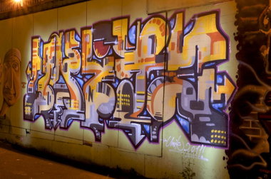 Graffiti Wall in Bonn - Photo by Jupiter - Unite, INF, Bonn (2011)