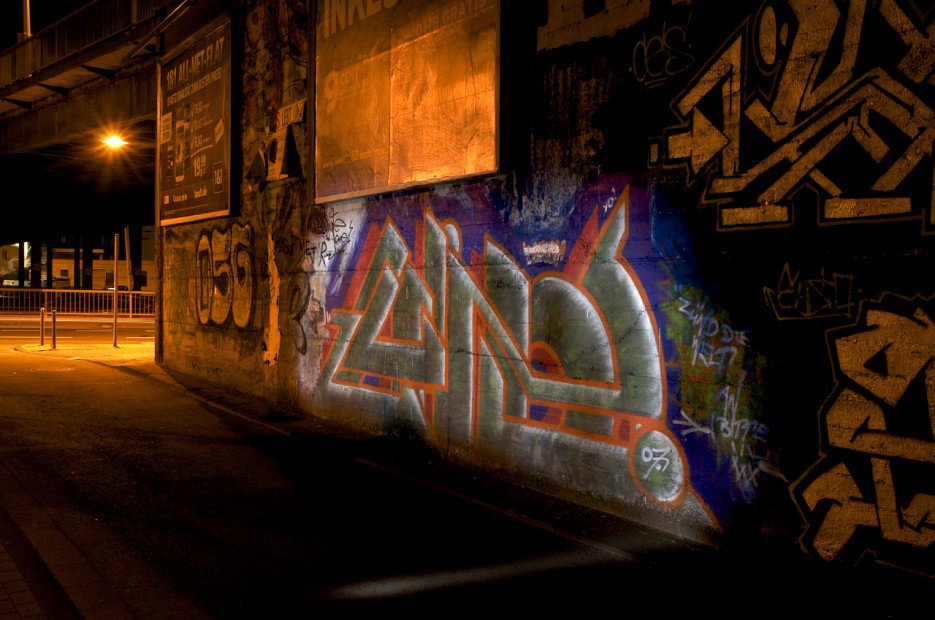 Graffiti Wall in Bonn - Photo by Jupiter - Aio, Bonn, BridgeWorks (2007)