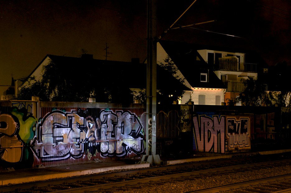 Graffiti Bombing in Köln - Photo by Jupiter - Geier, IMR, Aniversario (2012)