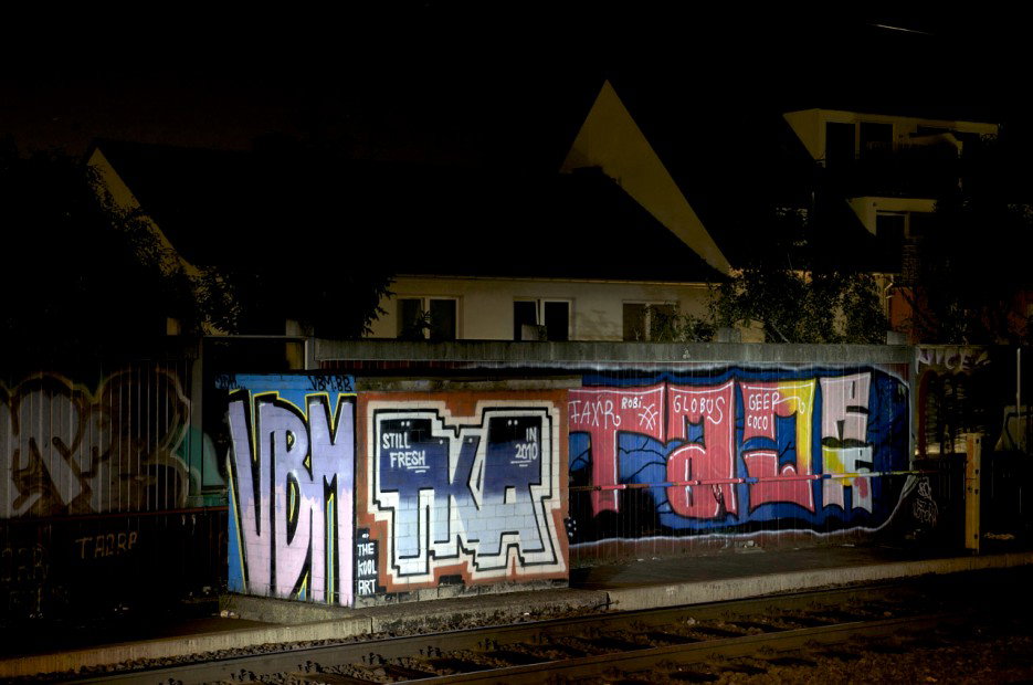 Graffiti Bombing in Köln - Photo by Jupiter - VBM, TKA, Tajrr (2013)