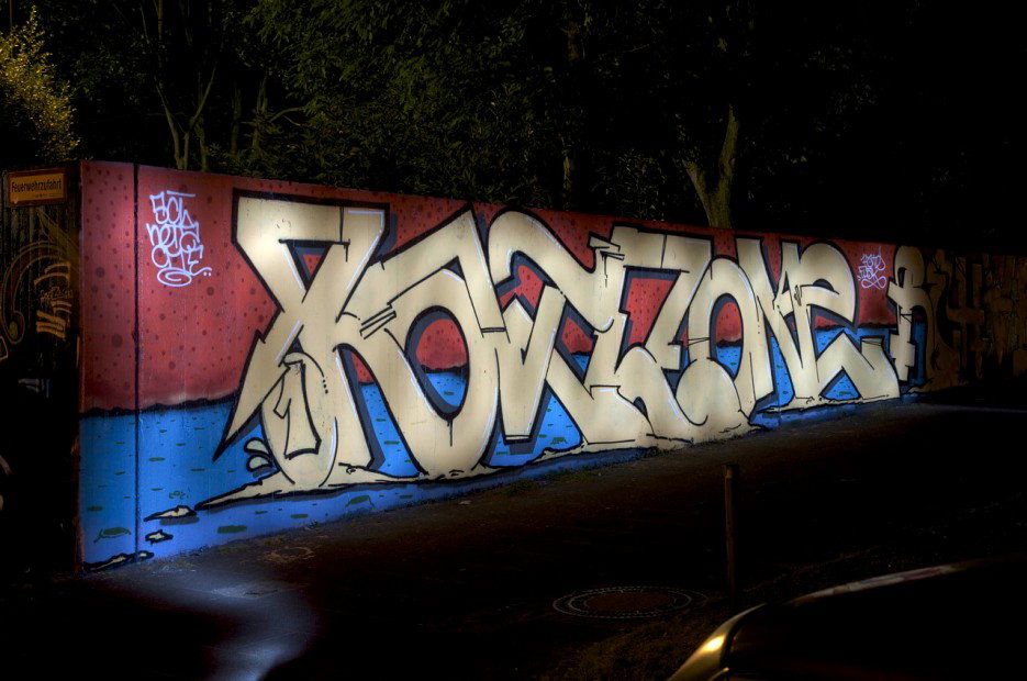 Graffiti Wall in Köln - Photo by Jupiter - Hate, Netz, SCT (2013)