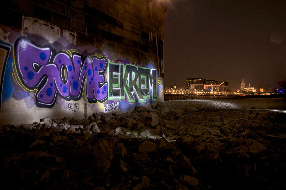 Graffiti Artwork in Köln - Photo by Jupiter - Sone, Ekrem, 354 (2013)