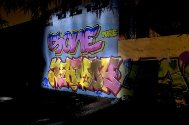 Graffiti Wall in Köln - Photo by Jupiter - Sone, Kandy, DFV (2013)