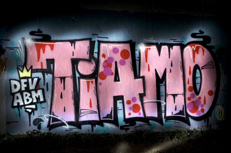 Graffiti Wall in Köln - Photo by Jupiter - TiAmo, ABM, DFV (2013)