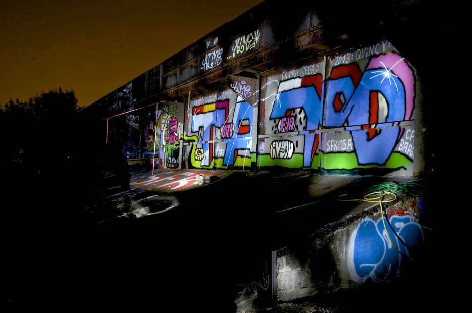 Graffiti Wall in Köln - Photo by Jupiter - Taj, Tajrr, SFK (2013)