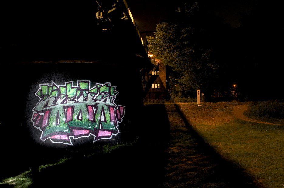 Graffiti Wall in Köln - Photo by Jupiter - Sker, 678, BlackBridge-Serial (2013)