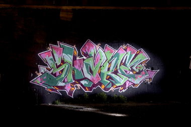 Graffiti Wall in Köln - Photo by Jupiter - Shake, BlackBridge-Serial, Bridges (2013)