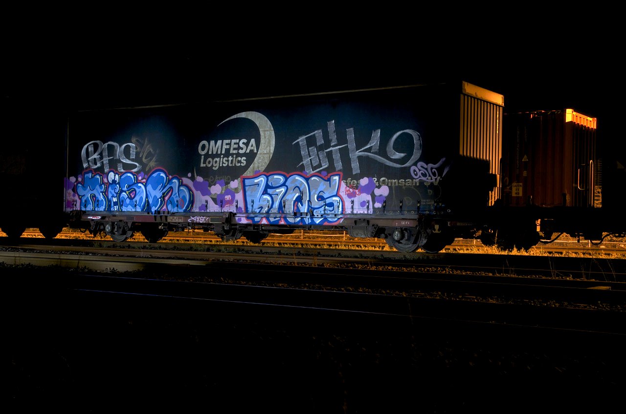 Graffiti Train in Köln - Photo by Jupiter - Aisr, Liqs, OSG (2013)