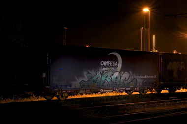 Graffiti Train in Köln - Photo by Jupiter - Aroc, DHS, Cologne