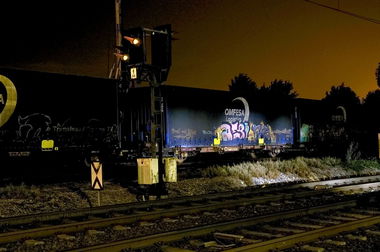 Graffiti Train in Köln - Photo by Jupiter - Debil, Cologne, Colonia