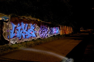 Graffiti Wall in Köln - Photo by Jupiter - Like, ADL, Böse (2013)