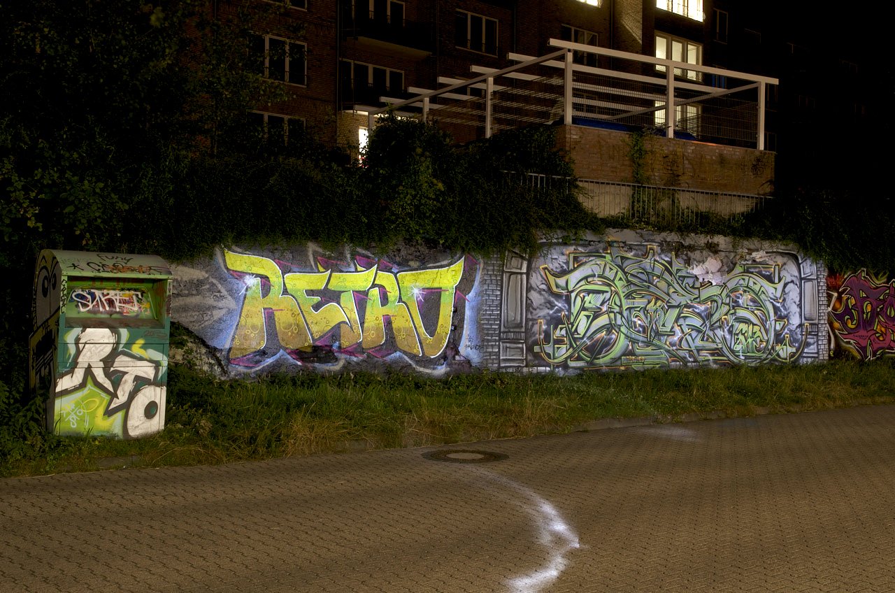 Graffiti Wall in Köln - Photo by Jupiter - Dieno, Retro, RTO (2013)