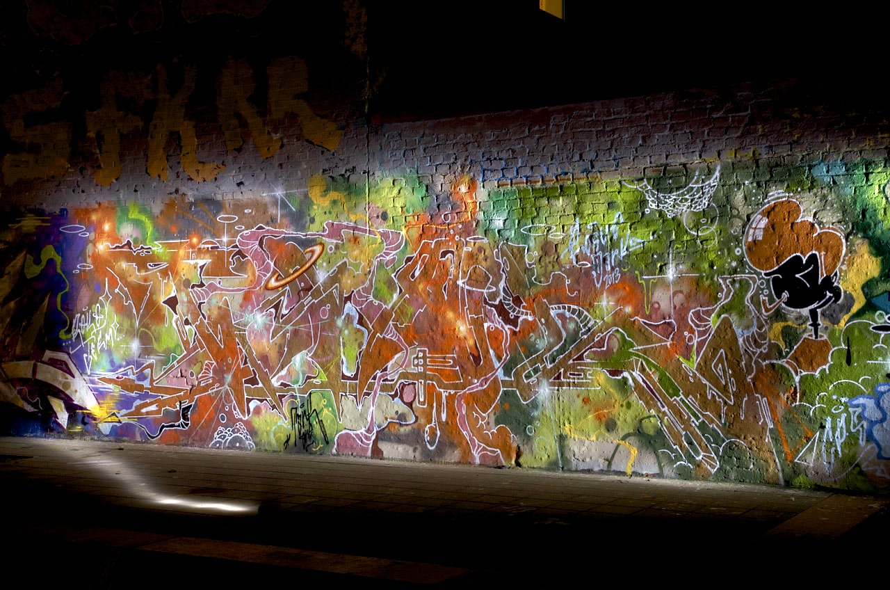 Graffiti Wall in Köln - Photo by Jupiter - Tank, CPS, Crime (2013)