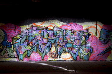Graffiti Wall in Köln - Photo by Jupiter - DSU, Cologne, Colonia (2013)