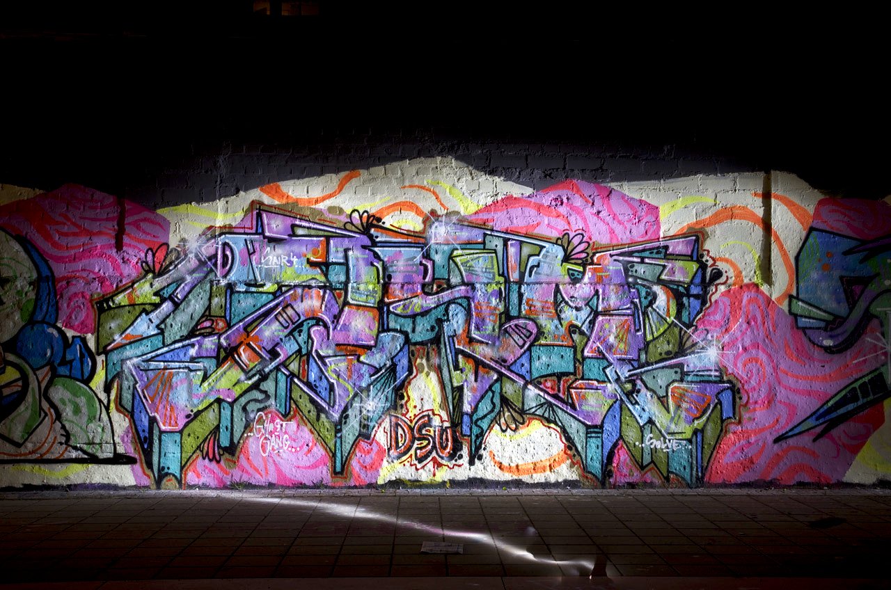 Graffiti Wall in Köln - Photo by Jupiter - DSU, Cologne, Colonia (2013)