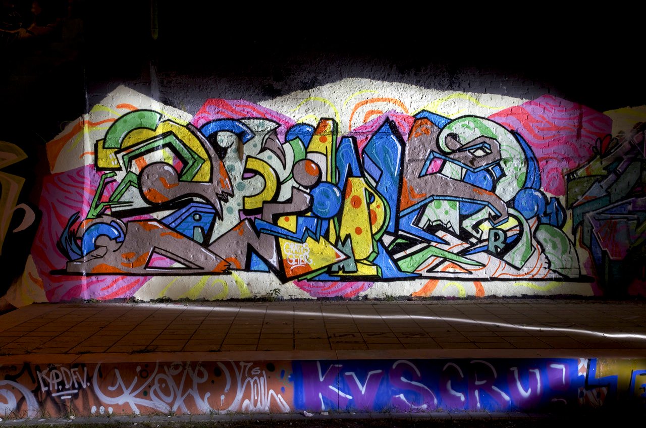 Graffiti Wall in Köln - Photo by Jupiter - Spider, IMR, Cologne (2013)