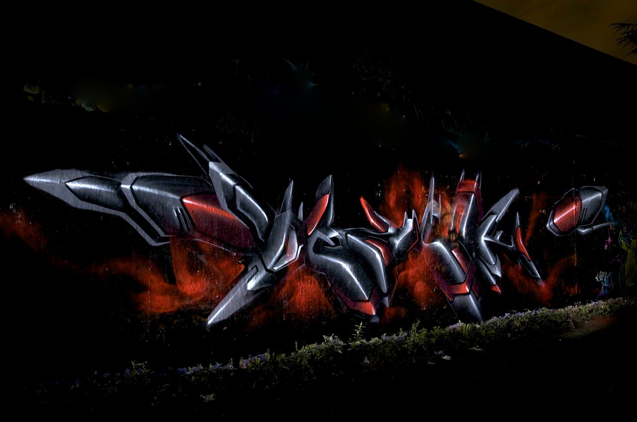 Graffiti Wall in Köln - Photo by Jupiter - Octagon, BlackSerum, Serial (2013)
