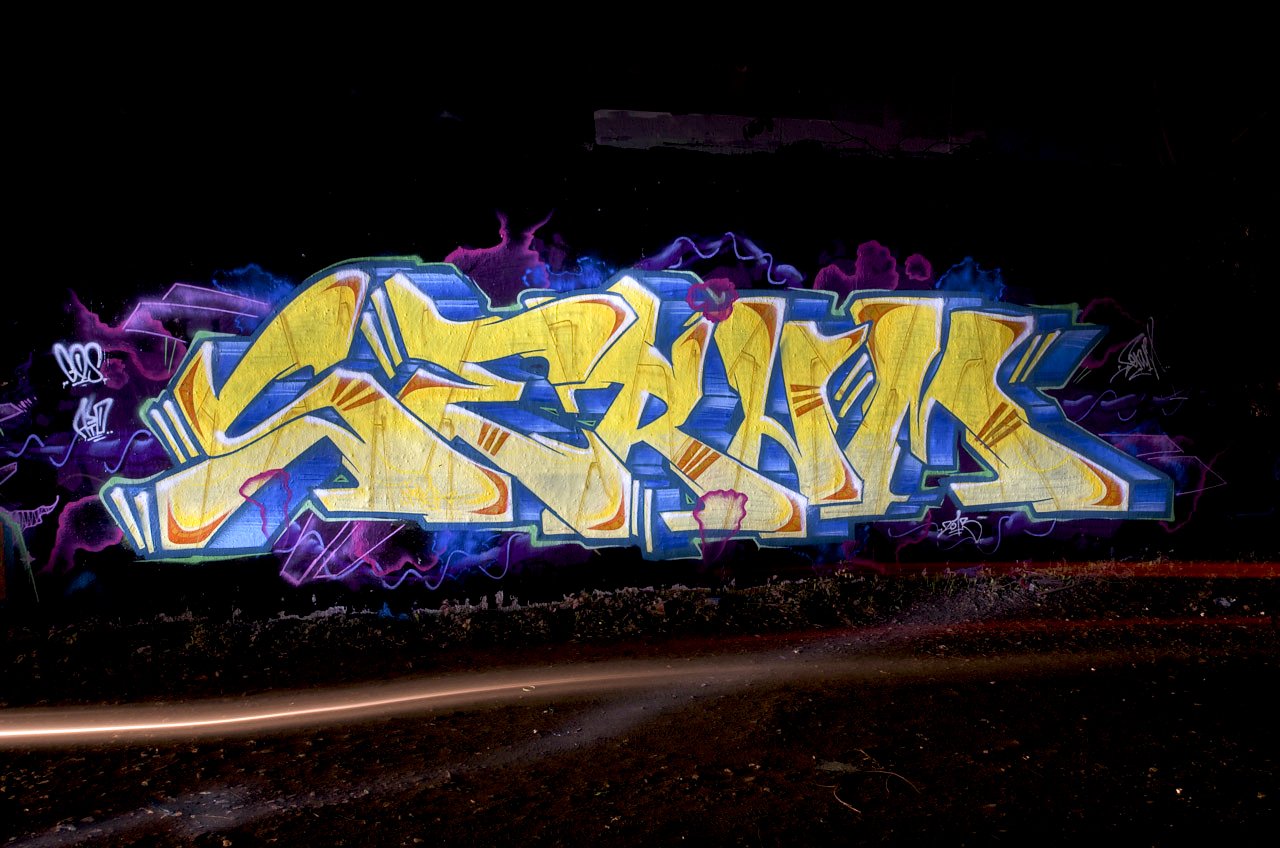 Graffiti Wall in Köln - Photo by Jupiter - Serum, BlackSerum, Serial (2013)
