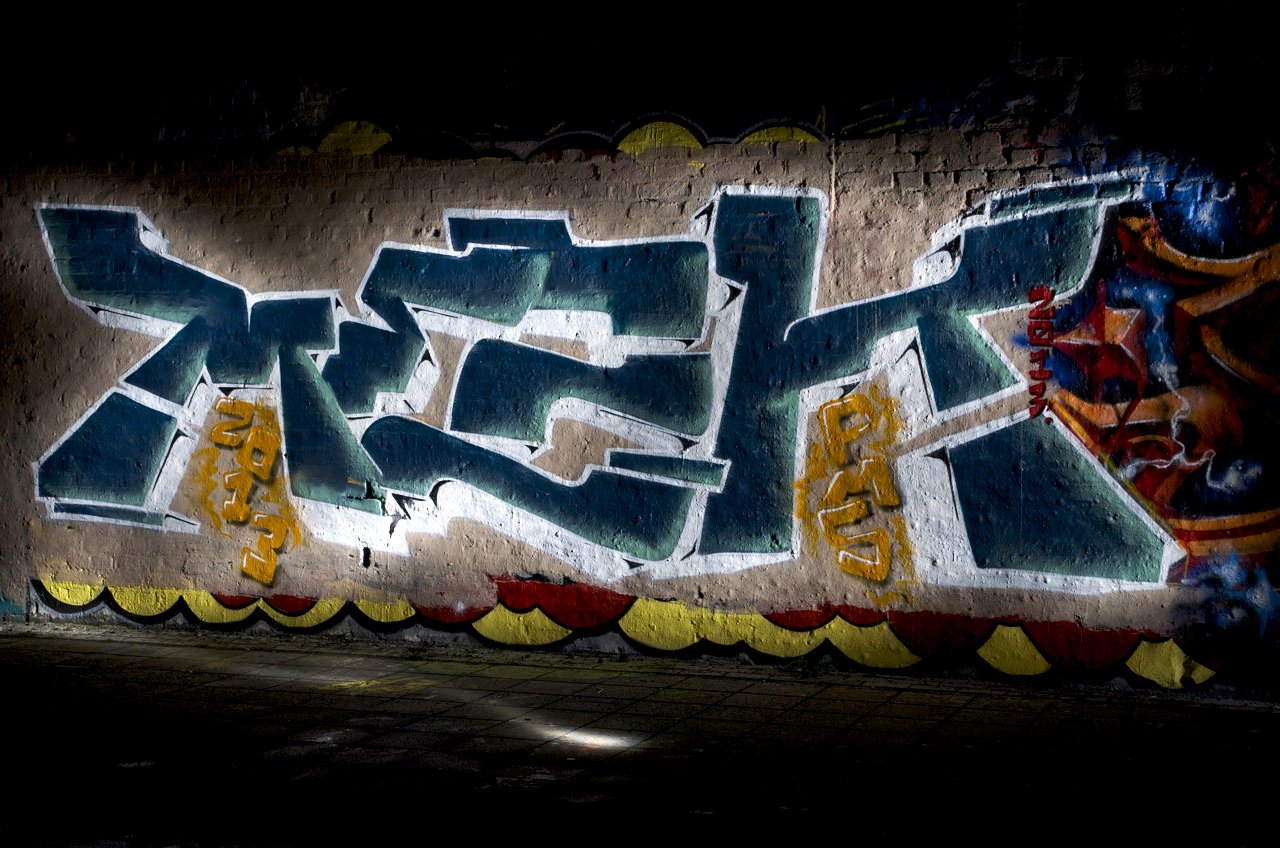 Graffiti Wall in Köln - Photo by Jupiter - Mesk, TLH, Cologne (2013)