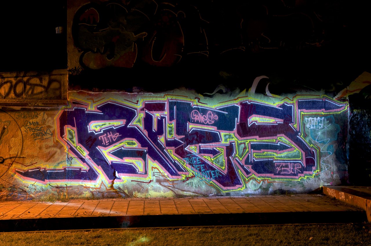 Graffiti Wall in Köln - Photo by Jupiter - Ries, TLH, Cologne (2013)