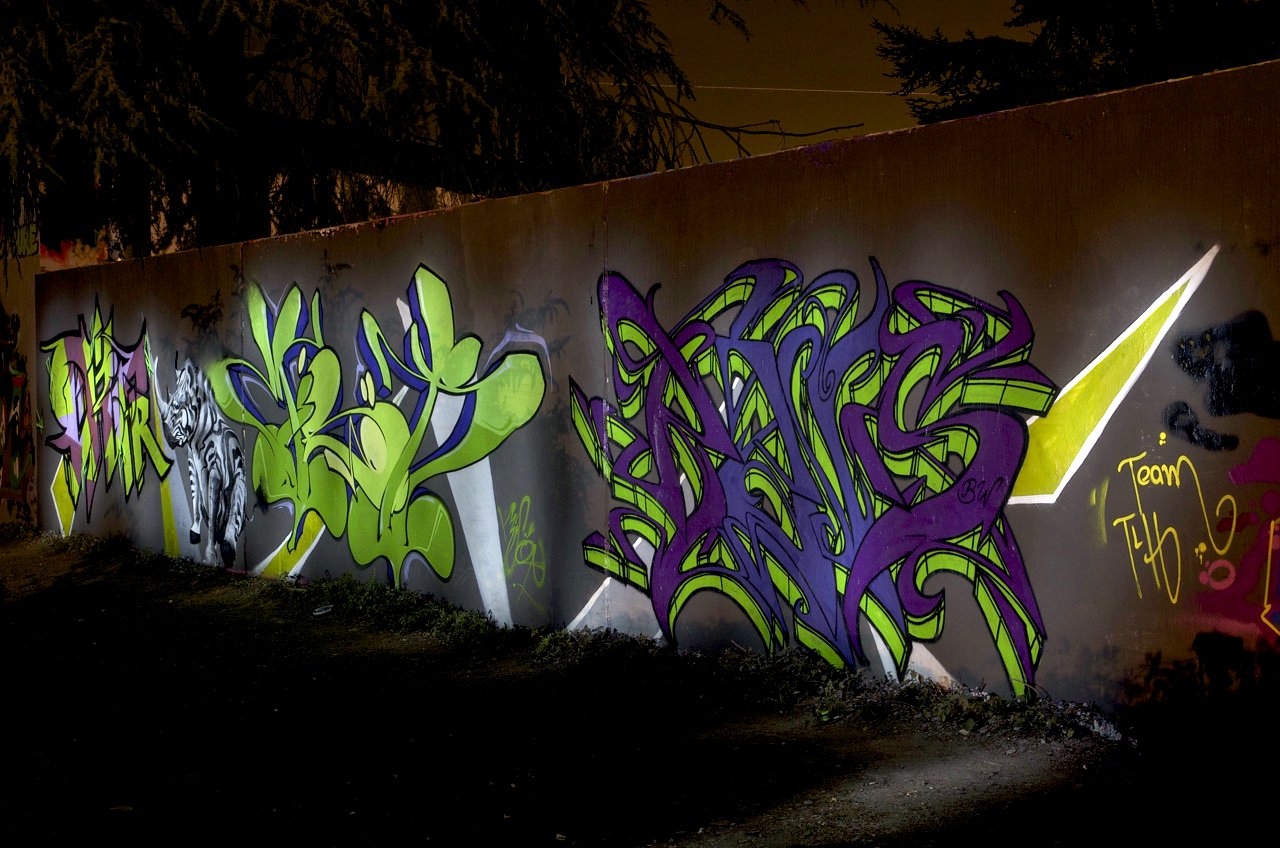 Graffiti Wall in Köln - Photo by Jupiter - Drip, Misör, Rens (2013)