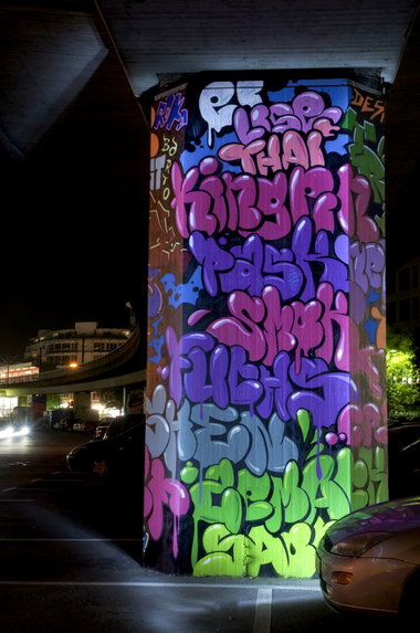 Graffiti Wall in Köln - Photo by Jupiter - BridgeWorks, CityColumns, CityLeaks (2013)