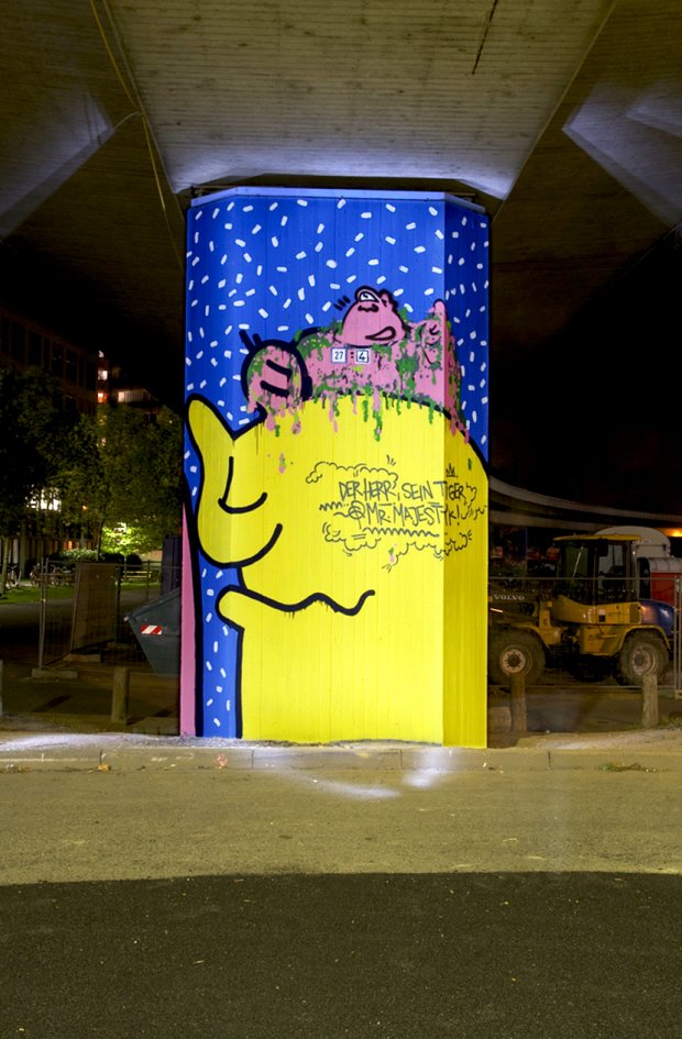 Graffiti Wall in Köln - Photo by Jupiter - Der, Herr, BridgeWorks (2013)