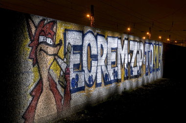 Graffiti Bombing in Köln - Photo by Jupiter - Ecrem, Zip, Tomes (2013)