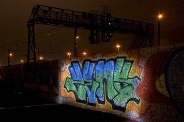 Graffiti Bombing in Köln - Photo by Jupiter - Zens, INK, Cologne (2013)