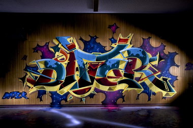 Graffiti Wall in Recklinghausen - Photo by Jupiter - Dater, SUK, Back-to-School (2013)